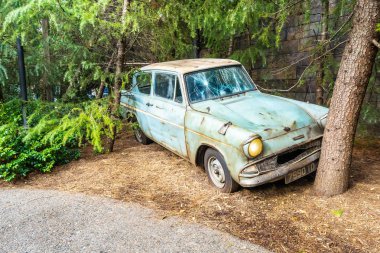 Osaka, Japonya - 12 Kasım 2018: güzel eğlence cazibe Evrensel Studio Osaka harry Potter