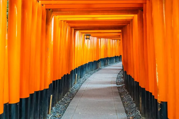 Krásný Fushimi Inari Svatyně Chrámu Kjótu Japonsko — Stock fotografie