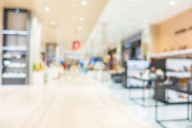 Soyut bulanıklık ve güzel lüks alışveriş ve perakende mağaza iç için arka plan bulanıklık