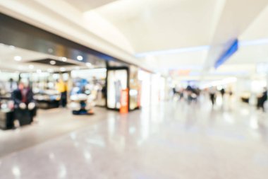 Soyut bulanıklık alışveriş merkezi mağazası iç arka planı için