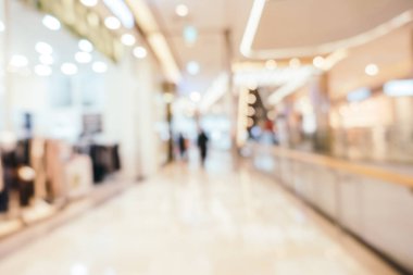 Soyut bulanıklık alışveriş merkezi mağazası iç arka planı için