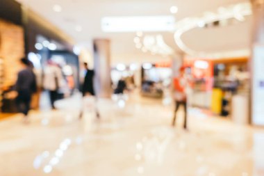 Soyut bulanıklık alışveriş merkezi mağazası iç arka planı için
