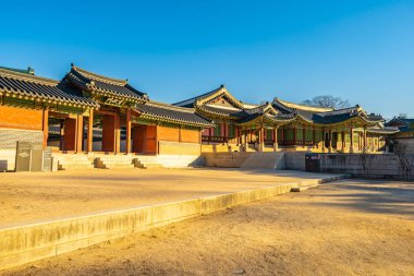 Alace Sarayı landmark Seoul City Güney Kore bina güzel mimari
