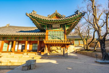 Alace Sarayı landmark Seoul City Güney Kore bina güzel mimari