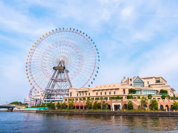 Pariserhjul Nöjesparken Runt Yokohama City Japan — Stockfoto