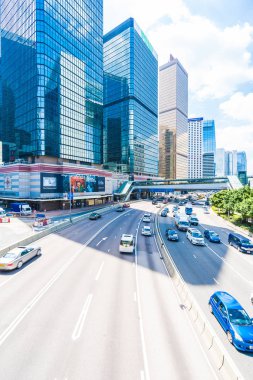 Hong kong, Çin - 15 Eylül, 2018: güzel mimari ofis hongkong City dış gökdelen Binası