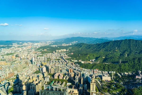Hermosa Arquitectura Edificio Taipei Horizonte Ciudad Taiwán — Foto de Stock