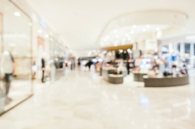 Soyut bulanıklık alışveriş merkezi mağazası iç arka planı için