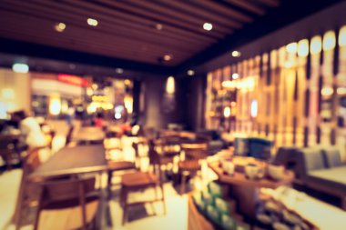 Soyut bulanıklık ve ufuk otel büfe restoran ve kafe Cafe iç arka planı için