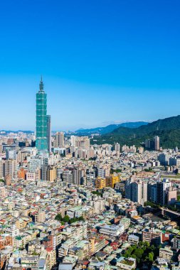 Tayvan Taipei şehir manzarası bina güzel mimari