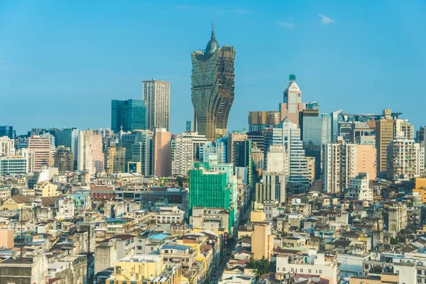 Bina Cityscape Macau Şehir Manzarası Güzel Mimari — Stok fotoğraf