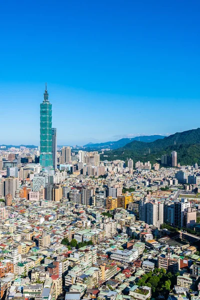 Tayvan Taipei Şehir Manzarası Bina Güzel Mimari — Stok fotoğraf