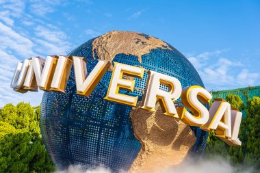 Osaka, Japonya - 12 Kasım 2018: güzel eğlence cazibe Evrensel Studio Osaka Japonya