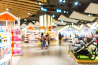 Soyut bulanıklık ve güzel lüks alışveriş ve perakende mağaza iç için arka plan bulanıklık