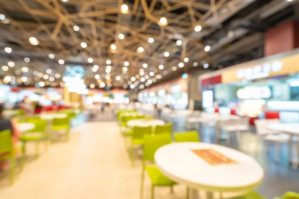Abstract Blur Defocused Food Court Shopping Mall Department Store Background — Stock Photo, Image