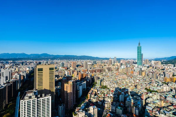 Tayvan Taipei Şehir Manzarası Bina Güzel Mimari — Stok fotoğraf