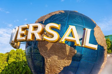 Osaka, Japonya - 12 Kasım 2018: güzel eğlence cazibe Evrensel Studio Osaka Japonya