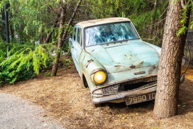 Osaka, Japonya - 12 Kasım 2018: güzel eğlence cazibe Evrensel Studio Osaka harry Potter