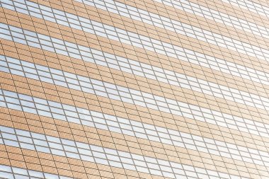 Güzel mimari ofis binası ile cam pencere dokular dış arka planı için