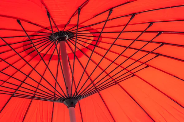 Vermelho Guarda Chuva Texturas Abstratas Superfície Para Fundo — Fotografia de Stock