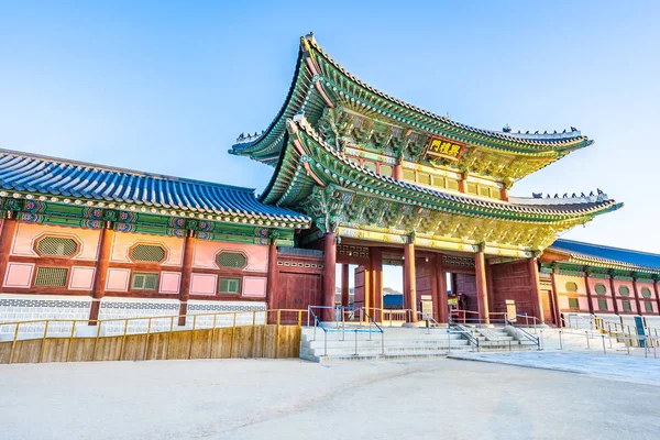 Gyeongbokgung Sarayı Seul Güney Kore Bina Güzel Mimari — Stok fotoğraf