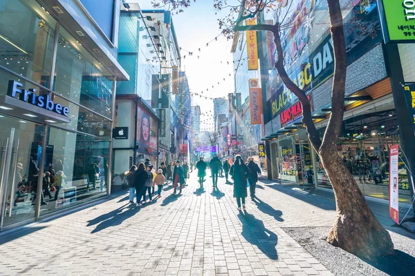 Seúl Corea Del Sur Diciembre 2018 Myeong Dong Market Lugar — Foto de Stock