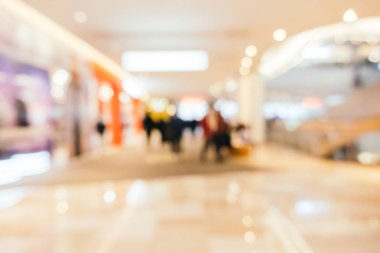 Soyut bulanıklık alışveriş merkezi mağazası iç arka planı için