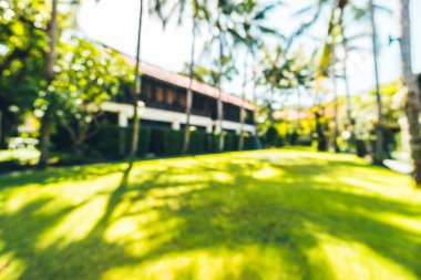 Seyahat ve tatil için güzel otel ve tatil arka plan bulanıklık
