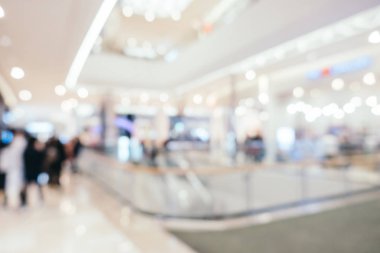 Soyut bulanıklık alışveriş merkezi mağazası iç arka planı için