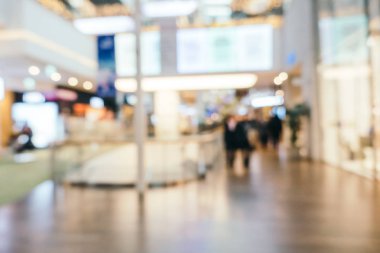 Soyut bulanıklık alışveriş merkezi mağazası iç arka planı için