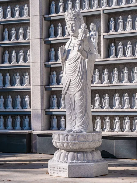 Hermosa Estatua Budista Templo Bongeunsa Ciudad Seúl Corea Del Sur — Foto de Stock