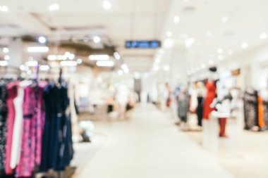 Bulanıklık bokeh ve ufuk alışveriş merkezi Mağazası iç arka planı için