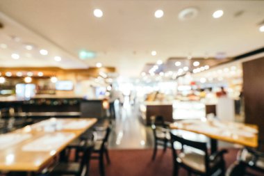 Kahvaltı büfesi hotel iç restoranda yemek için arka plan bulanıklık