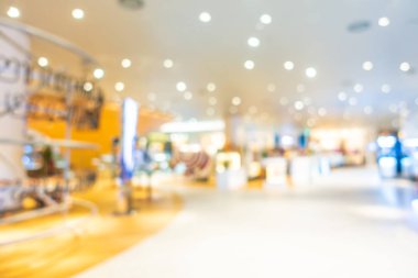 Soyut bulanıklık ve güzel lüks alışveriş ve perakende mağaza iç için arka plan bulanıklık