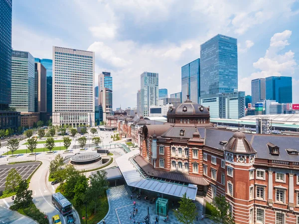 Mimari yapı ve tokyo İstasyonu tokyo şehir Japonya ile güzel cityscape