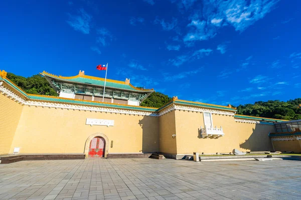 Prachtige Architectuur Bouwen Buitenkant Van Landmark Van Taipei National Palace — Stockfoto