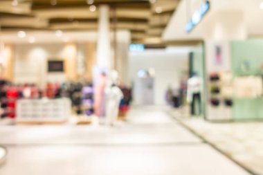 Soyut bulanıklık ve güzel lüks alışveriş ve perakende mağaza iç için arka plan bulanıklık