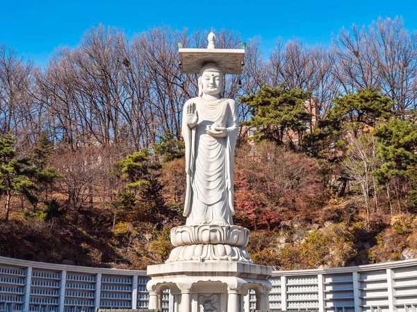 ทธศาสนาท สวยงามในว Bongeunsa องโซล ประเทศเกาหล — ภาพถ่ายสต็อก