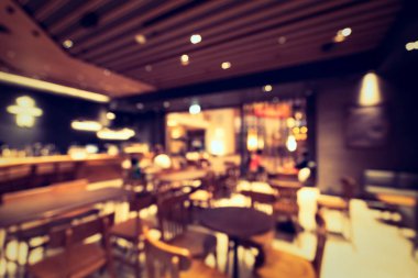 Soyut bulanıklık ve ufuk otel büfe restoran ve kafe Cafe iç arka planı için