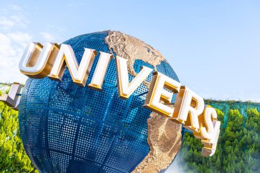 Osaka, Japonya - 12 Kasım 2018: güzel eğlence cazibe Evrensel Studio Osaka Japonya