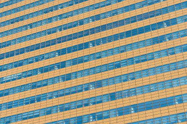 Güzel mimari ofis binası ile cam pencere dokular dış arka planı için