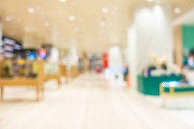 Soyut bulanıklık ve güzel lüks alışveriş ve perakende mağaza iç için arka plan bulanıklık