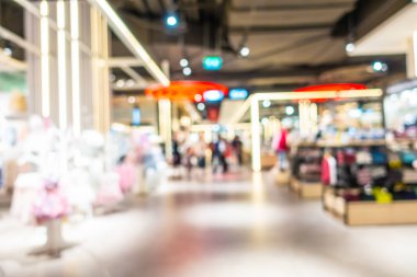 Soyut bulanıklık ve güzel lüks alışveriş ve perakende mağaza iç için arka plan bulanıklık