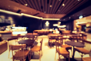 Soyut bulanıklık ve ufuk otel büfe restoran ve kafe Cafe iç arka planı için