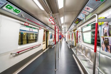 Hong kong, Çin - 14 Eylül 2018: Mtr metro istasyonudur içinde hong kong şehir