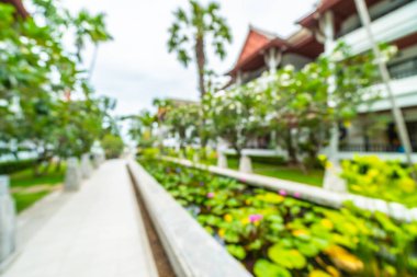 Seyahat ve tatil için güzel otel ve tatil arka plan bulanıklık