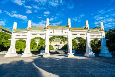 Taipei Ulusal Sarayı Müzesi Tayvan seyahat için dönüm noktası dış bina güzel mimari
