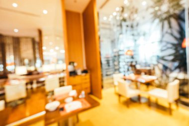 Soyut bulanıklık ve ufuk kahvaltı büfesi otel restoran ve kafe Cafe iç arka planı için