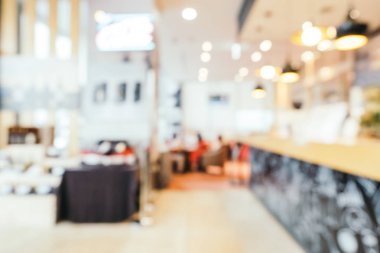 Kahvaltı büfesi hotel iç restoranda yemek için arka plan bulanıklık