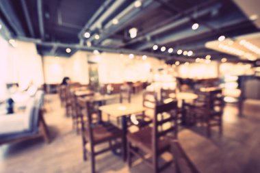 Soyut bulanıklık ve ufuk restoran ve kafe Cafe iç arka planı için